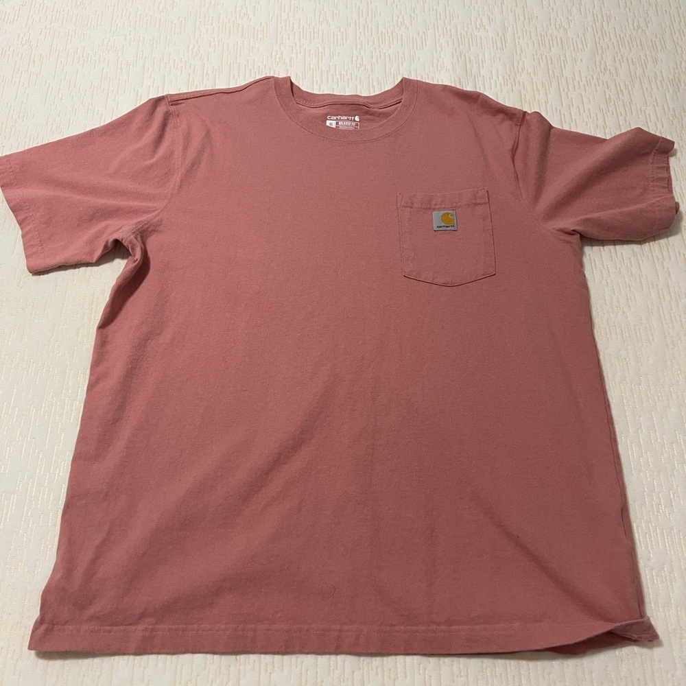 Carhartt Pink Pocket T-Shirt